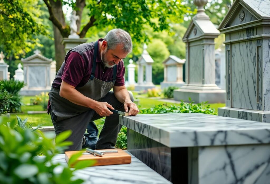 Marbrier funéraire : tout sur le métier